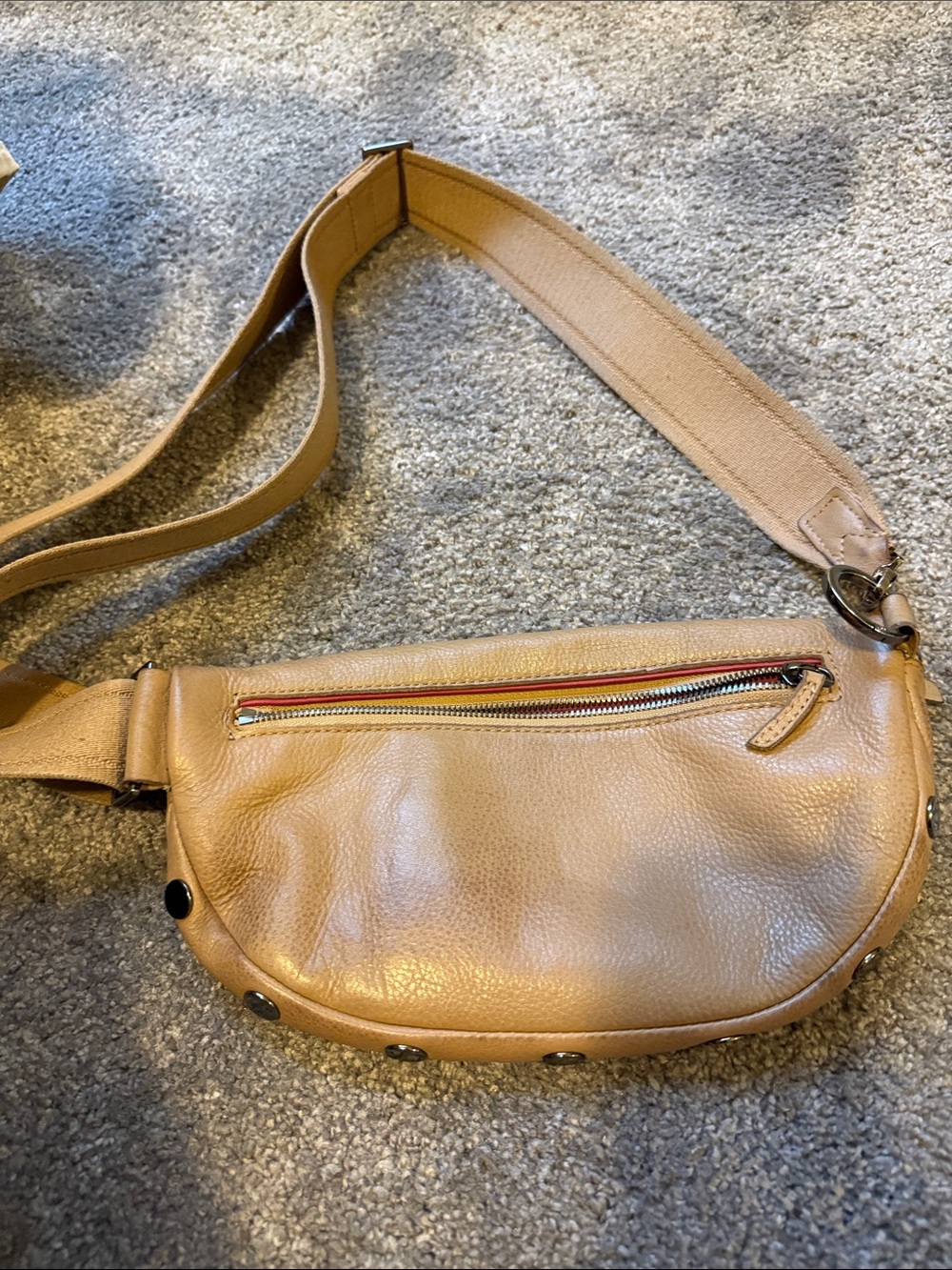 Hammitt Tan Leather Crossbody Belt Bag - Picture 2 of 11
